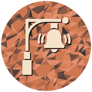 Çalar saat simgesi. vektör illüstrasyonu