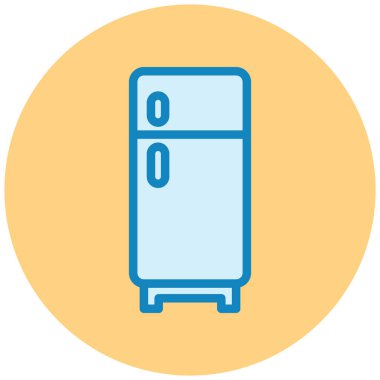 buzdolabı vektör simgesi çizgi sembolü