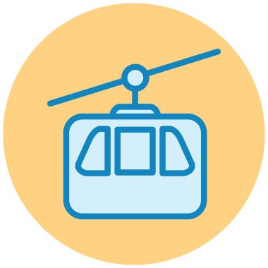 tren simgesi vektör illüstrasyonu