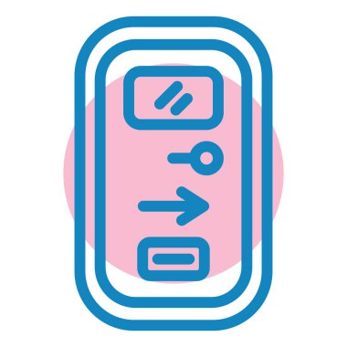 seo modern simgesinin vektör illüstrasyonu