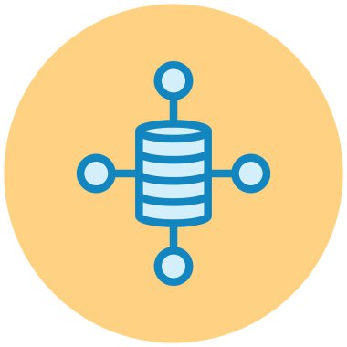 şebeke. Web simgesi basit illüstrasyon