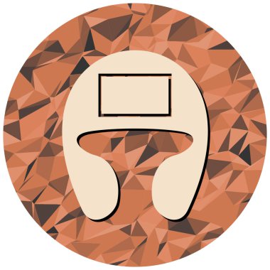 şirin çizgi film simgesinin vektör illüstrasyonu