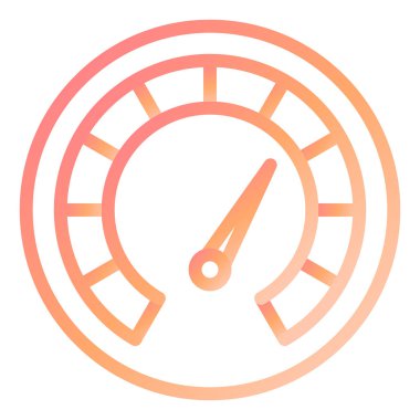 Hız göstergesi simgesi. vektör illüstrasyonu