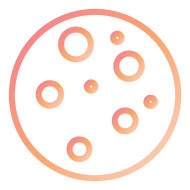 Ay modern simge vektör illüstrasyonu 