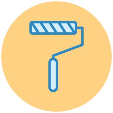 Boya silindiri. Basit resimleme