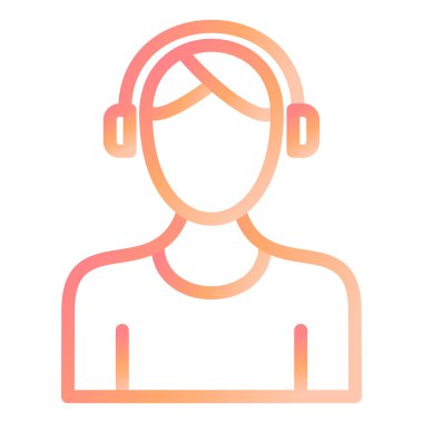 Müşteri desteği. Web simgesi