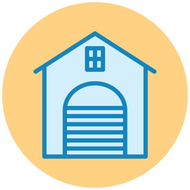 Ev simgesinin vektör illüstrasyonu