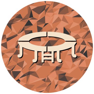 Basit vektör illüstrasyonu, web simgesi 