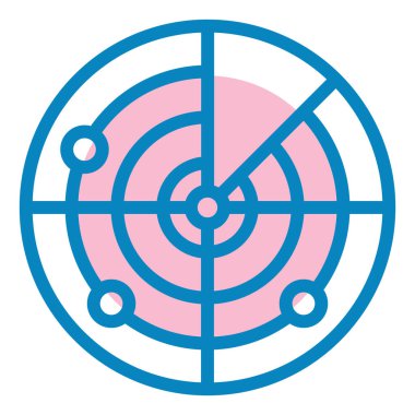 Hedef. Web simgesi basit illüstrasyon