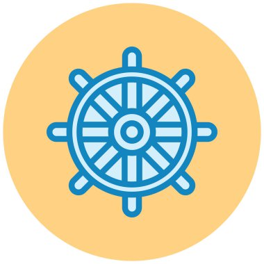 Direksiyon Düz Vektör Simgesi