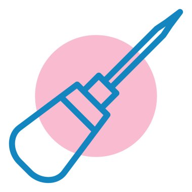 diam deşici simgesi, vektör illüstrasyonu basit tasarım