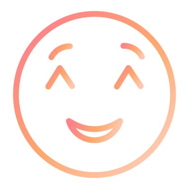 Utangaç modern simge vektör illüstrasyonu 