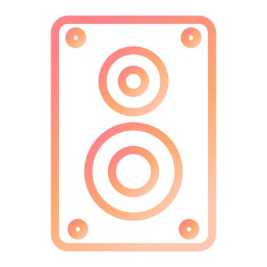 hoparlör vektör simgesi modern basit tasarım 