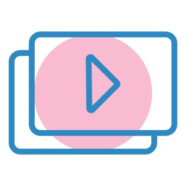 Video oynatıcı. Web simgesi