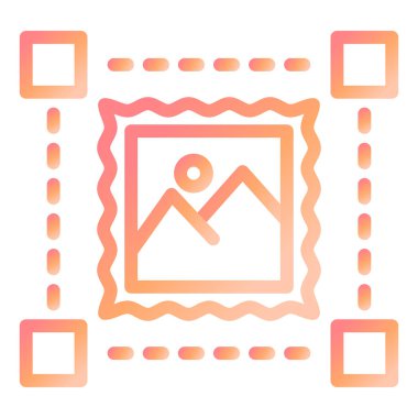 fotoğraf galerisi simgesi, vektör illüstrasyonu