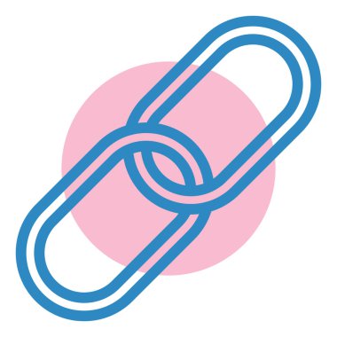 Bağlantı modern simgesinin vektör illüstrasyonu