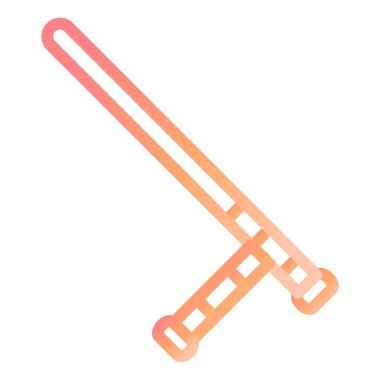 Baton modern simge vektör illüstrasyonu 