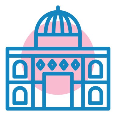 Bina. Web simgesi basit tasarım