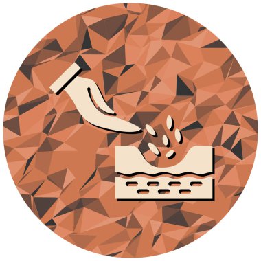 Güzel bir poster için arka planın vektör çizimi