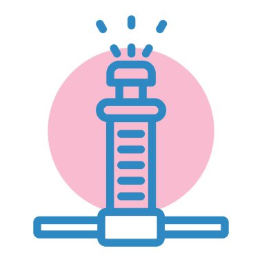 Deniz feneri. Web simgesi basit tasarım