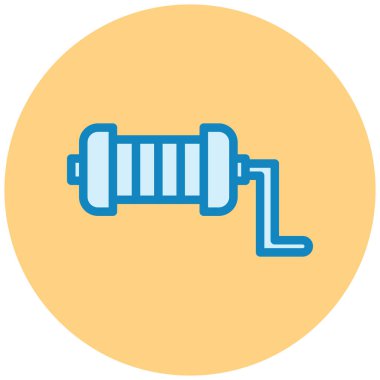 Su borusu simgesinin vektör illüstrasyonu