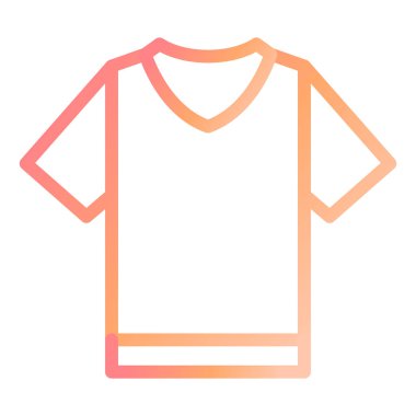 Futbol forması. Web simgesi basit illüstrasyon