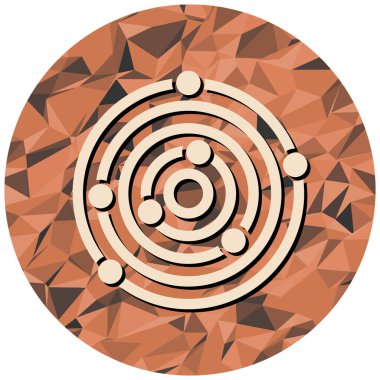 Bir oyun için arka planın vektör illüstrasyonu