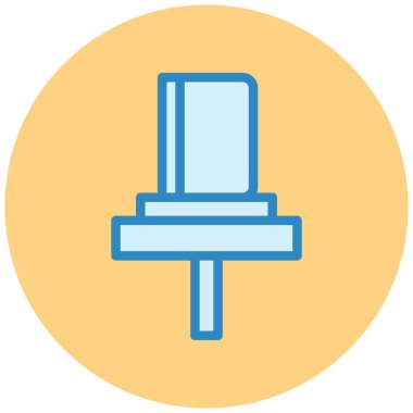 Posta kutusu simgesinin vektör illüstrasyonu