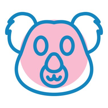 Ayı. Web simgesi basit illüstrasyon