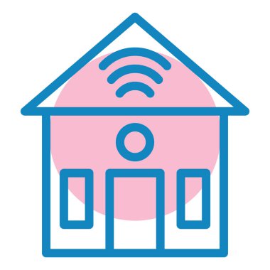 ev vektör simgesi modern illüstrasyon