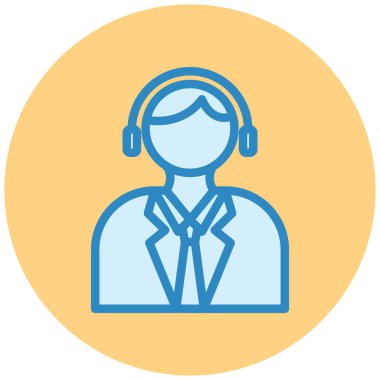 Müşteri servisi. Basit resimleme