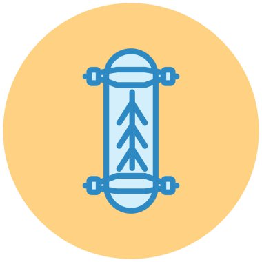 Bir spor simgesinin vektör illüstrasyonu