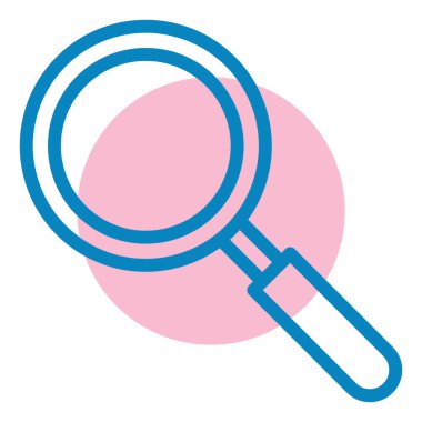 Ara. Web simgesi basit illüstrasyon