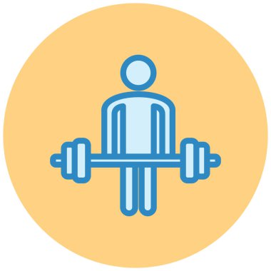 Dambıl. Web simgesi basit illüstrasyon