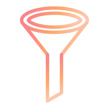  Filtre Sonucu modern simge vektör illüstrasyonu 