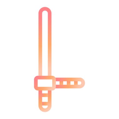 Baton. Web simgesi basit illüstrasyon