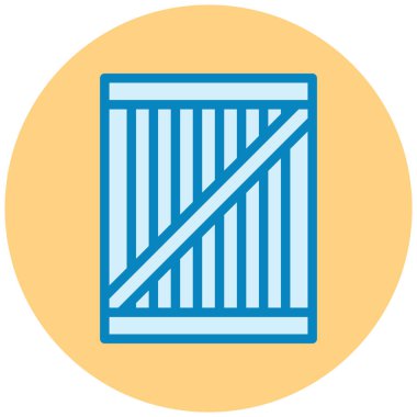 kutu simgesi, vektör illüstrasyonu basit tasarım