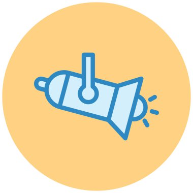 Hoparlör. Web simgesi basit illüstrasyon