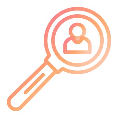 Arama simgesi vektör illüstrasyonu