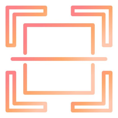 Modern simge vektör resimlemesini tara 