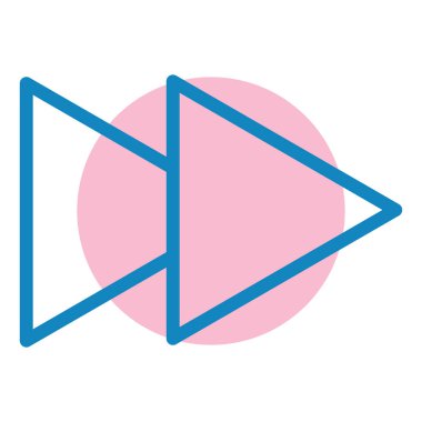 düğme web simgesi basit illüstrasyon