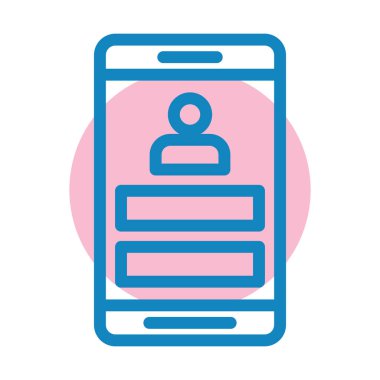 cep telefonu ikonu vektör illüstrasyonu