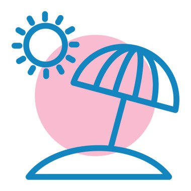 Plaj şemsiyesi Basit tasarım