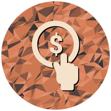 Para için. Web simgesi basit tasarım