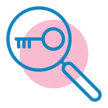 Ara. Web simgesi basit illüstrasyon