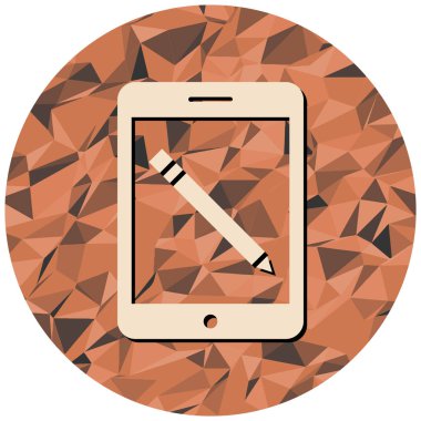 Akıllı telefon simgesi. Vektör çizim