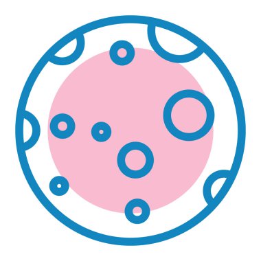 Gezegen Web simgesi basit illüstrasyon