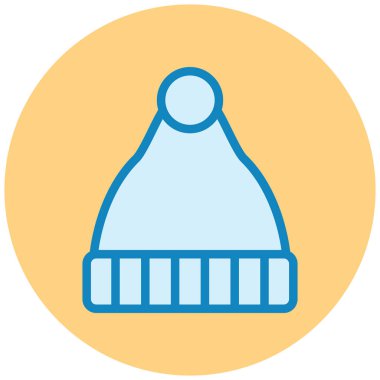 Şapka. Web simgesi basit illüstrasyon