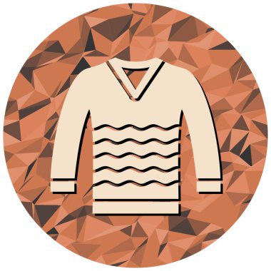 Moda kıyafet ikonu. vektör illüstrasyonu