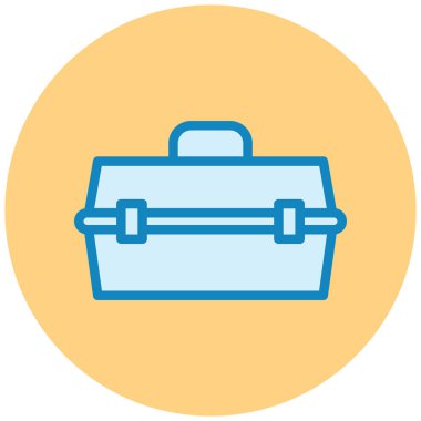 Çanta. Web simgesi basit illüstrasyon